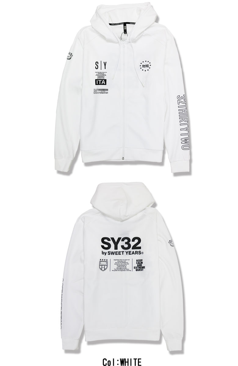 美品 SY32 by SWEET YEARS GOLF デカロゴ パーカー 楽天市場】【送料無料】メンズ ゴルフウェア パーカー