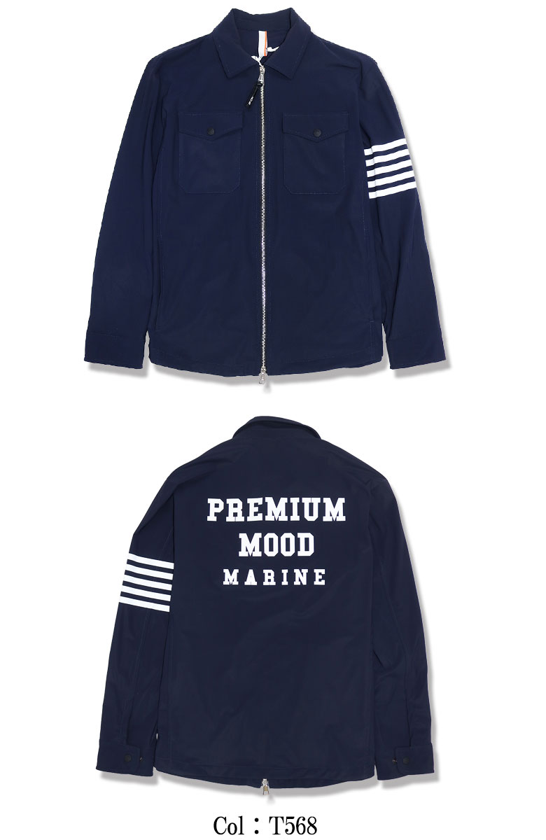 P.M.D.S. ピーエムディーエス ジップアップシャツブルゾン RAHUL スーパーストレッチ オーセンティック セットアップ可 メンズ カジュアル s25jk3822 pmdsの画像