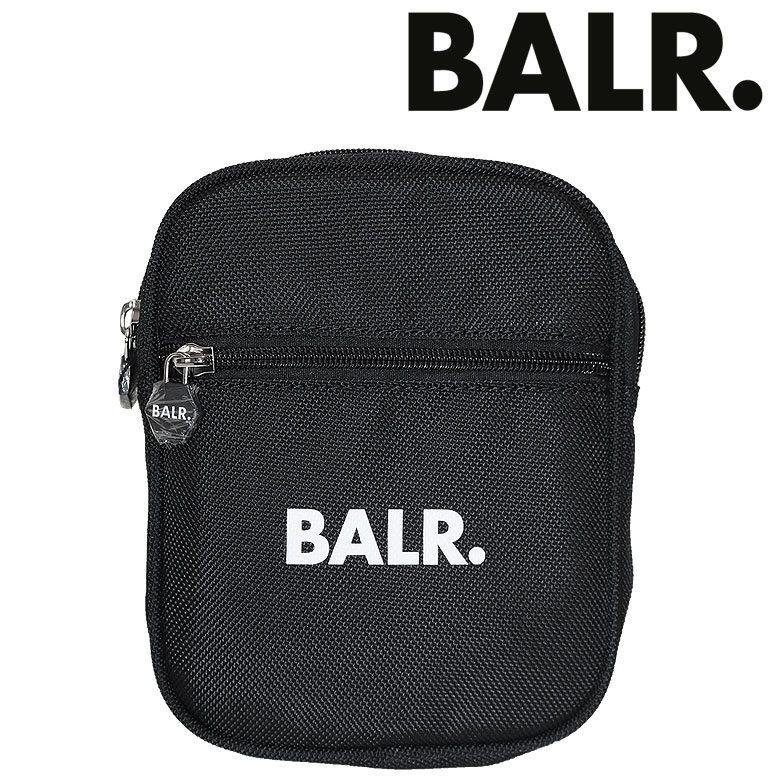 BALR. ボーラー ショルダーバッグ 肩掛け サコッシュ ボディバッグ 鞄 ナイロン JET BLACK U-Series Small Cross Body Bag メンズ｜d-bland｜02