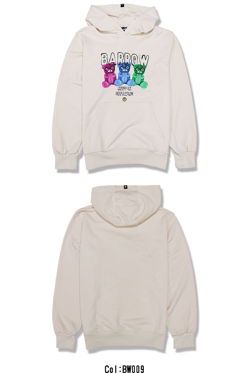 BARROW（バロー） パーカー フーディ プルオーバー SWEATHOODIE UNISEX 