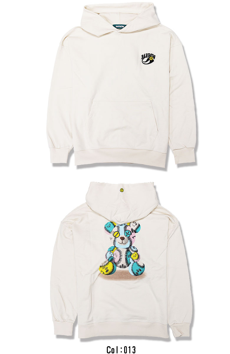 BARROW（バロー） パーカー フーディ プルオーバー SWEATHOODIE UNISEX 