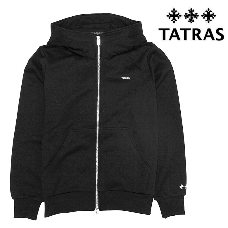 TATRAS タトラス パーカー フーディ HOODIE ジップアップ FELDA フェルダ タイトシルエット 立体感 高級感 ロングセラー シルケット加工 メンズ 大人の画像