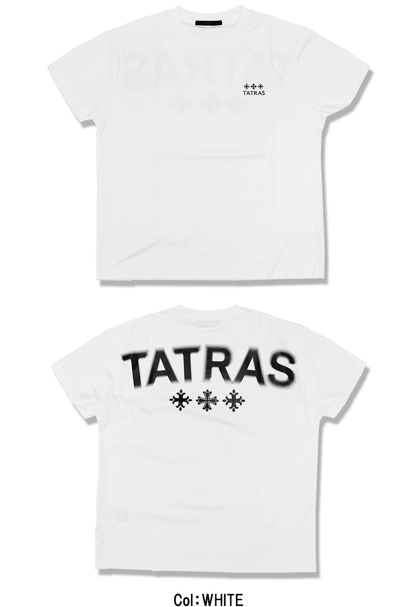 タトラス TATRAS Tシャツ ALEA 半袖シャツ クルーネック ショートスリーブ エーリア ワンポイント LTAT24S8610 0006 10 TATRAS（タトラス） 【並行輸入品】 TATRAS Tシャツ ALEA 半袖シャツ