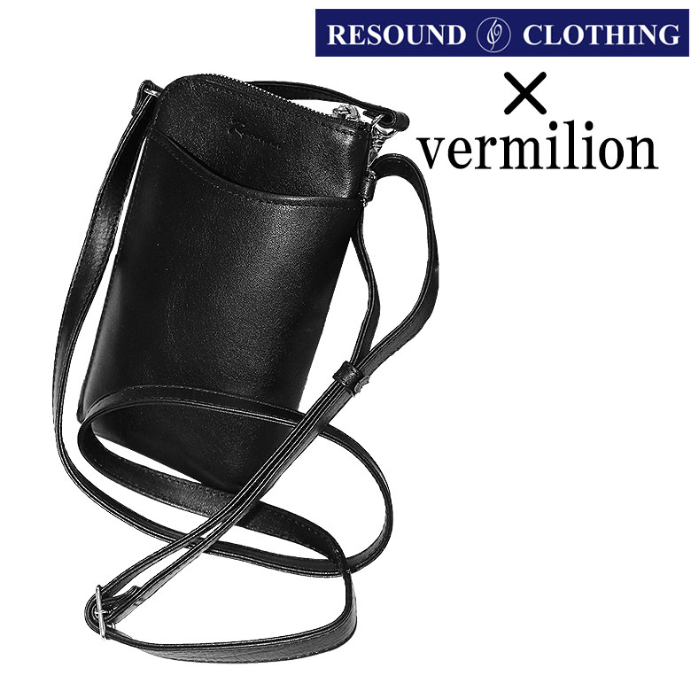 RESOUND CLOTHING リサウンドクロージング vermilion ヴァーミリオン コラボ ウォレットショルダーバッグ MOBILE POUCK 財布 朝倉 梅本 ラグジュアリー メンズ｜d-bland｜02