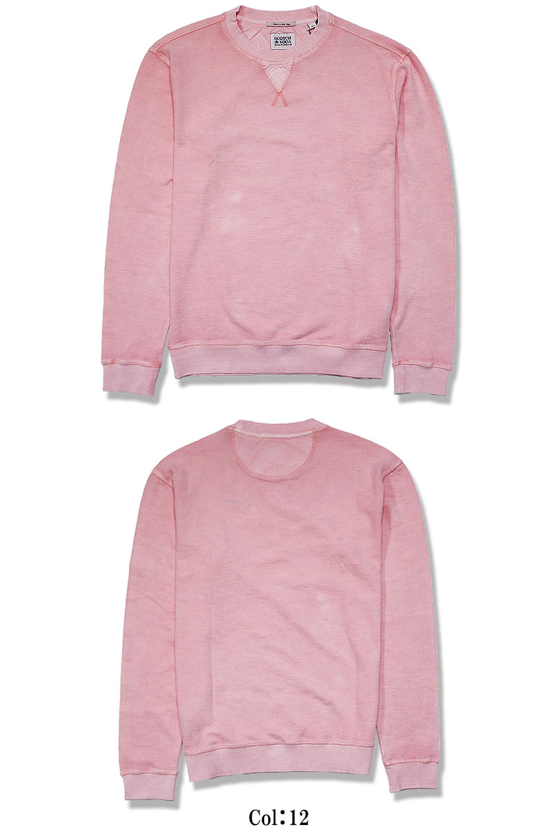 SCOTCH&SODA スコッチアンドソーダ スウェット トレーナー スエットシャツ ブランドタグ SWEAT 292-83819 175237 メンズ カジュアル