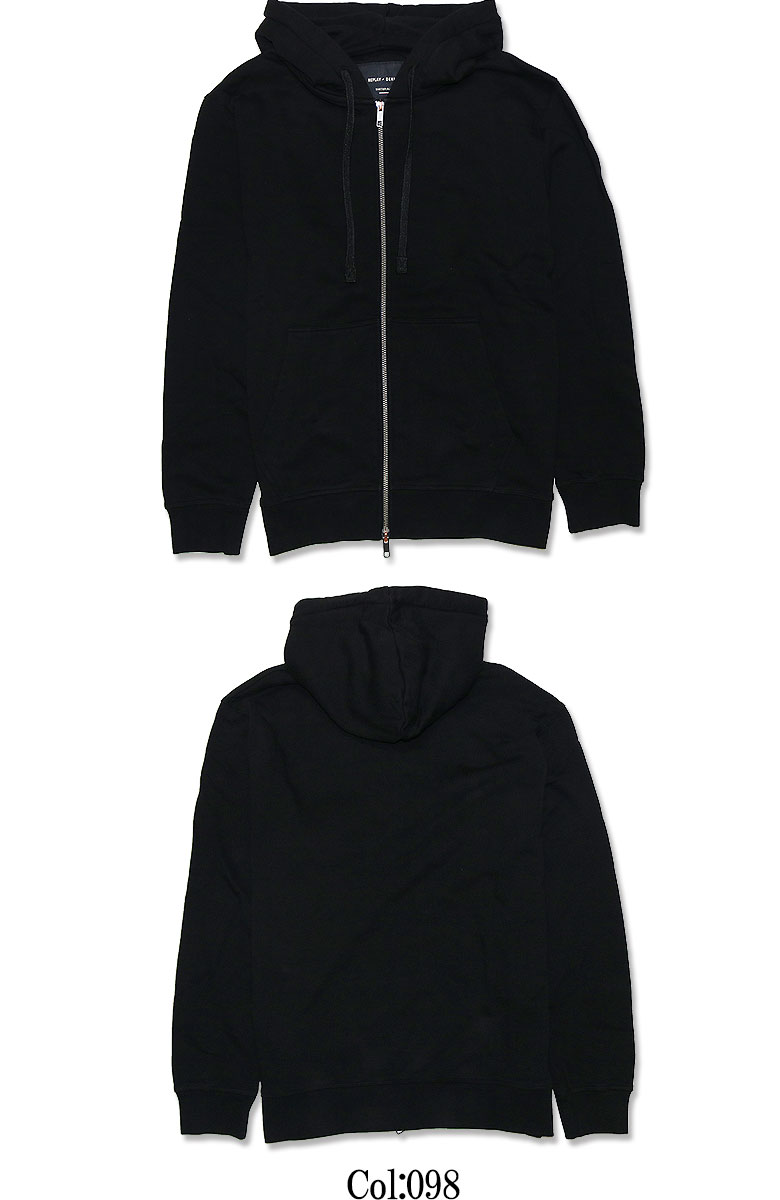 REPLAY リプレイ パーカー フーディ ジップアップ HOODIE SARTORIALE