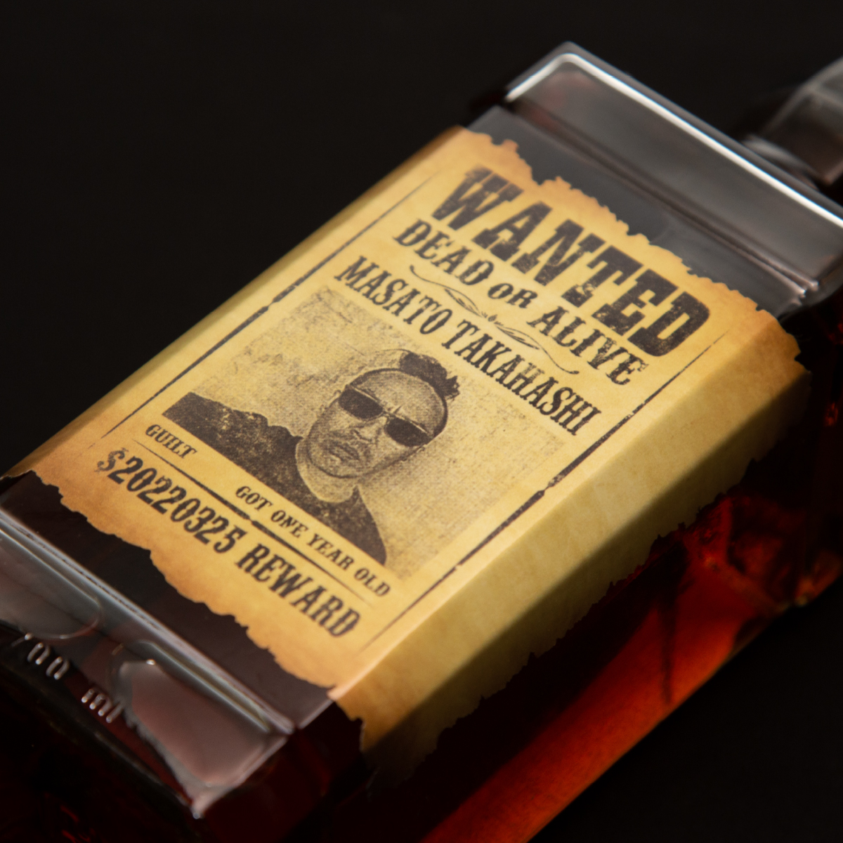 名入れ プレゼント ジャックダニエル 700ml 好きな写真で作れる 指名手配書 写真入り 名入れラベル 父の日