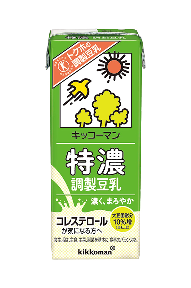 ポイント3倍 特定保健用食品 キッコーマン 特濃調製豆乳 200ml 紙