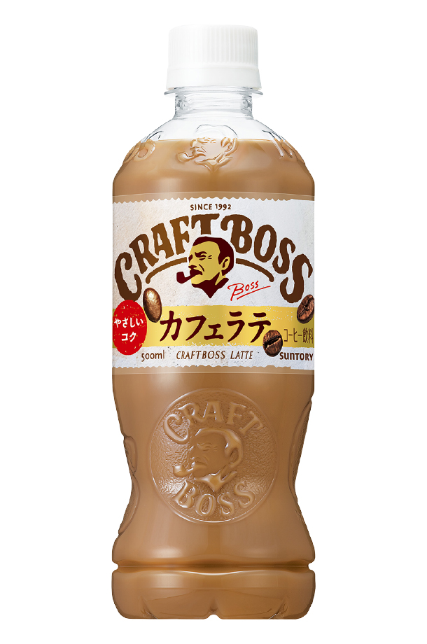 ペットボトル飲料　32本セット　25 クラフトボス サントリー ラテ 500ml ペットボトル 24本 1ケース 送料