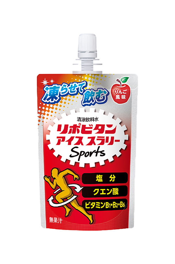 リポビタン 大正製薬 アイススラリー スポーツ りんご風味 120g パウチ 