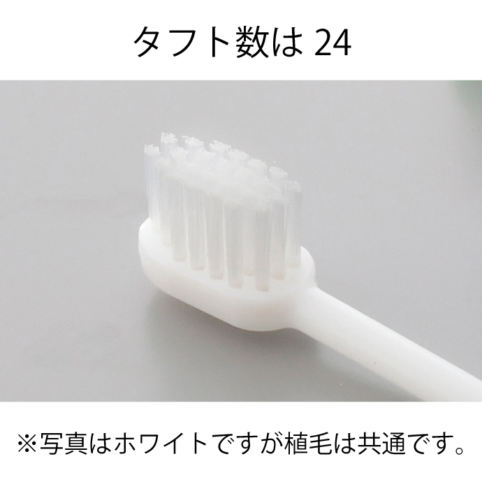 ダイト ハニービー24穴 歯ブラシ 10本セット(ブルー5本+イエロー5本
