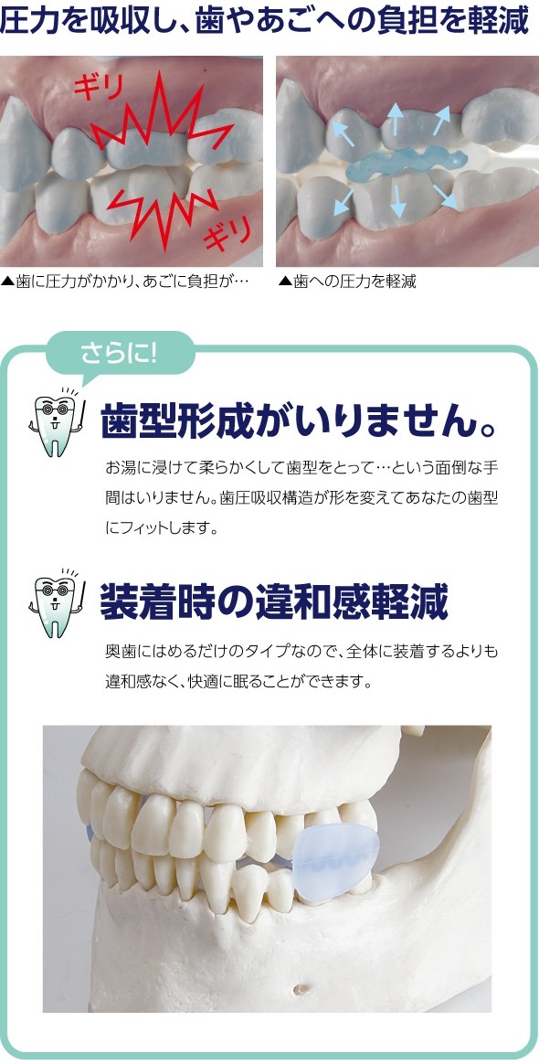 マウスピース 歯ぎしりピタリストロング 歯ぎしり防止マウスピース 歯ぎしり 噛み締め 食いしばり 予防 就寝用 日本製 メール便 送料無料