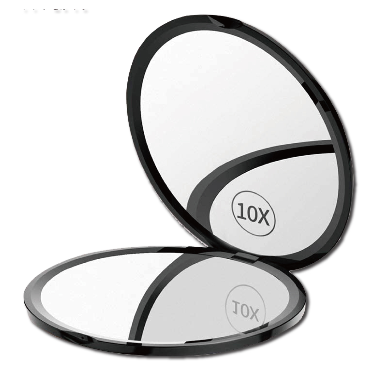コンパクトミラー 手鏡 拡大鏡 両面鏡 10倍 等倍 コンパクト拡大ミラー メイクミラー 携帯ミラー ハンドミラー 化粧道具 折りたたみミラー スキンケア | ブランド登録なし | 01
