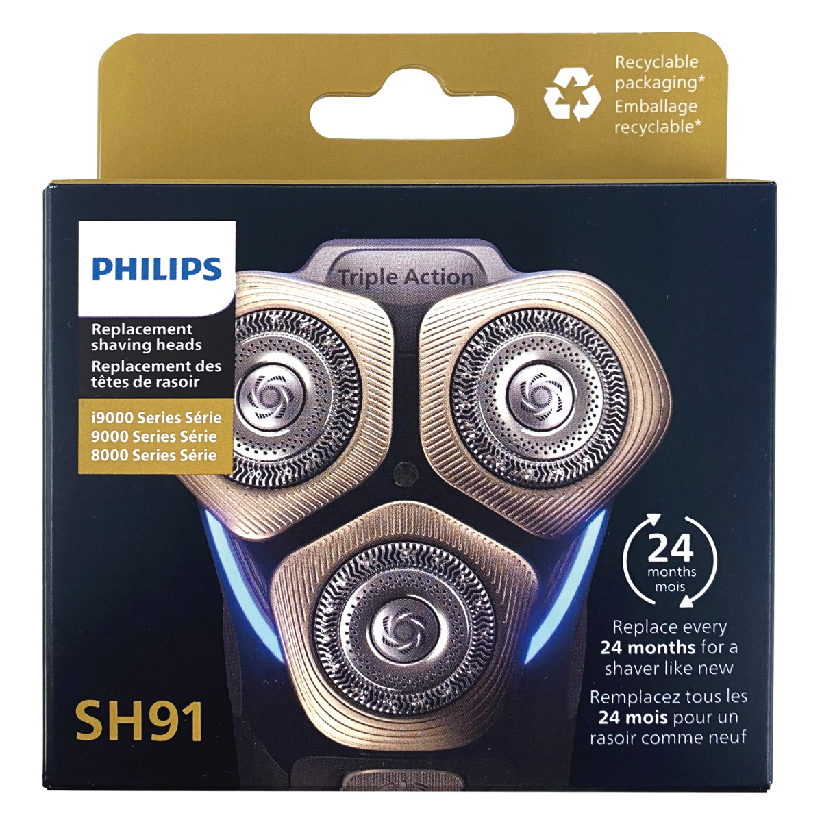 Philips（フィリップス） シェーバー 替刃 SH91/50 2個セット 国内型番