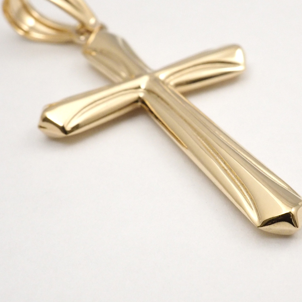 18金 クロスペンダント ペンダントトップ k18 ネックレス 18k 十字架