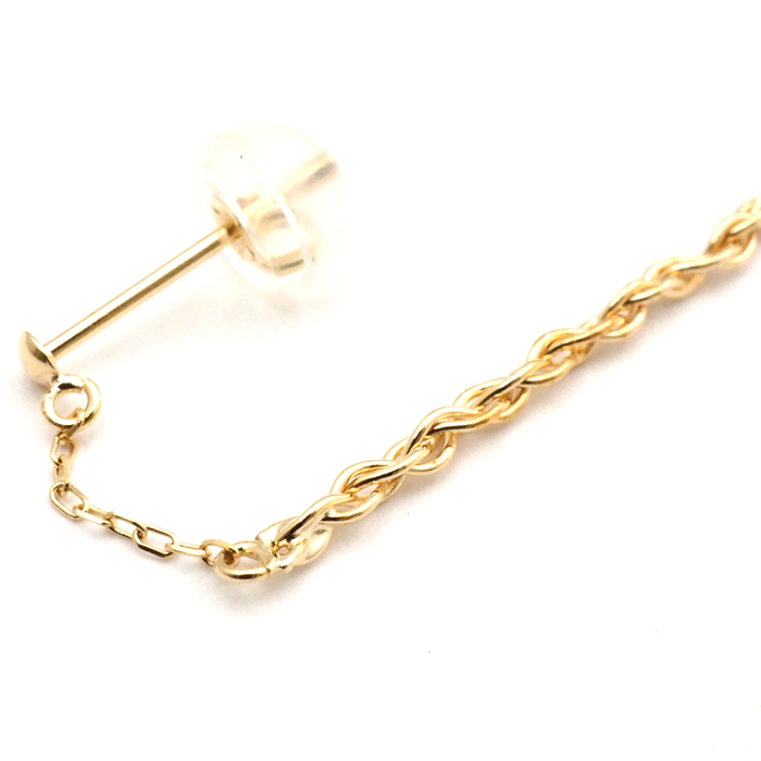 楽天市場】揺れるピアス レディース 18k フックピアス 2月誕生石
