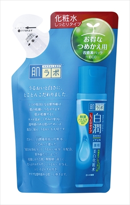 肌ラボ　白潤薬用美白化粧水しっとりタイプ　つめかえ用 【 ロート製薬 】 【 化粧水・ローション 】 24セット