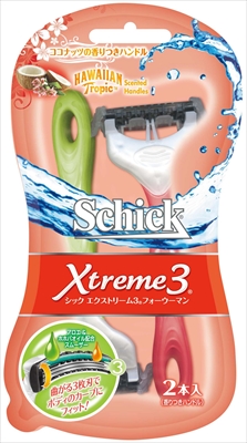 公式 グッズ エクストリーム3フォーウーマン(2本入) 【 シック(Schick) 】 【 女性用カミソリ 】 144セット 【2672970657】 (17487円)