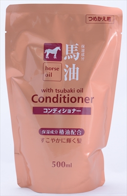 馬油コンディショナー詰替５００ｍｌ 【 コスメステーション 】 【 コンディショナー・リンス 】 24セット