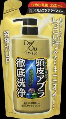 デ・オウ　薬用スカルプケアシャンプー　つめかえ用　３２０ｍｌ 【 ロート製薬 】 【 シャンプー 】 20セット