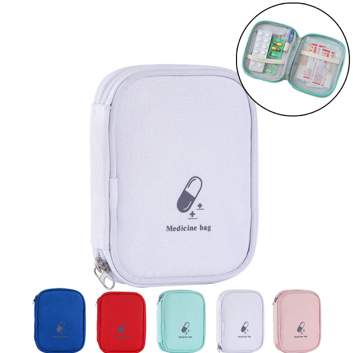 お薬ケース おくすり お薬 ポーチ 携帯 小さい 旅行 常備薬 救急 通院 衛生用品 持ち歩き 小物入れ 収納 【ランキング受賞】 | ブランド登録なし | 01