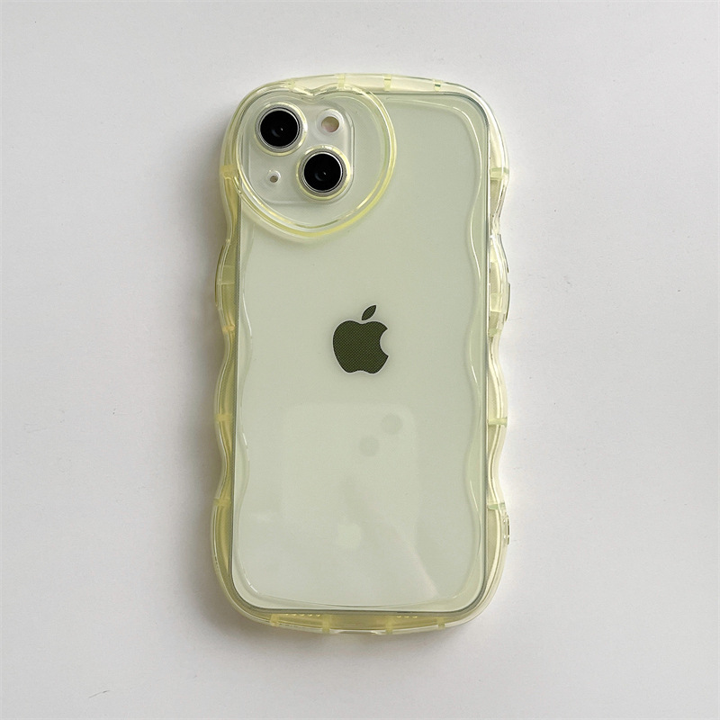 スマホケース うねうね ハート クリア iPhoneケース iPhone14 13 12 11 XR XS 8 7 波型 透明 レディース 韓国 おし |  | 06
