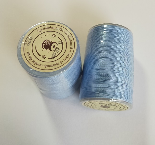 ろう引き糸　レザーコート手縫い 40色　80ｍ/巻　丸糸　幅0.45mm　 |  | 23