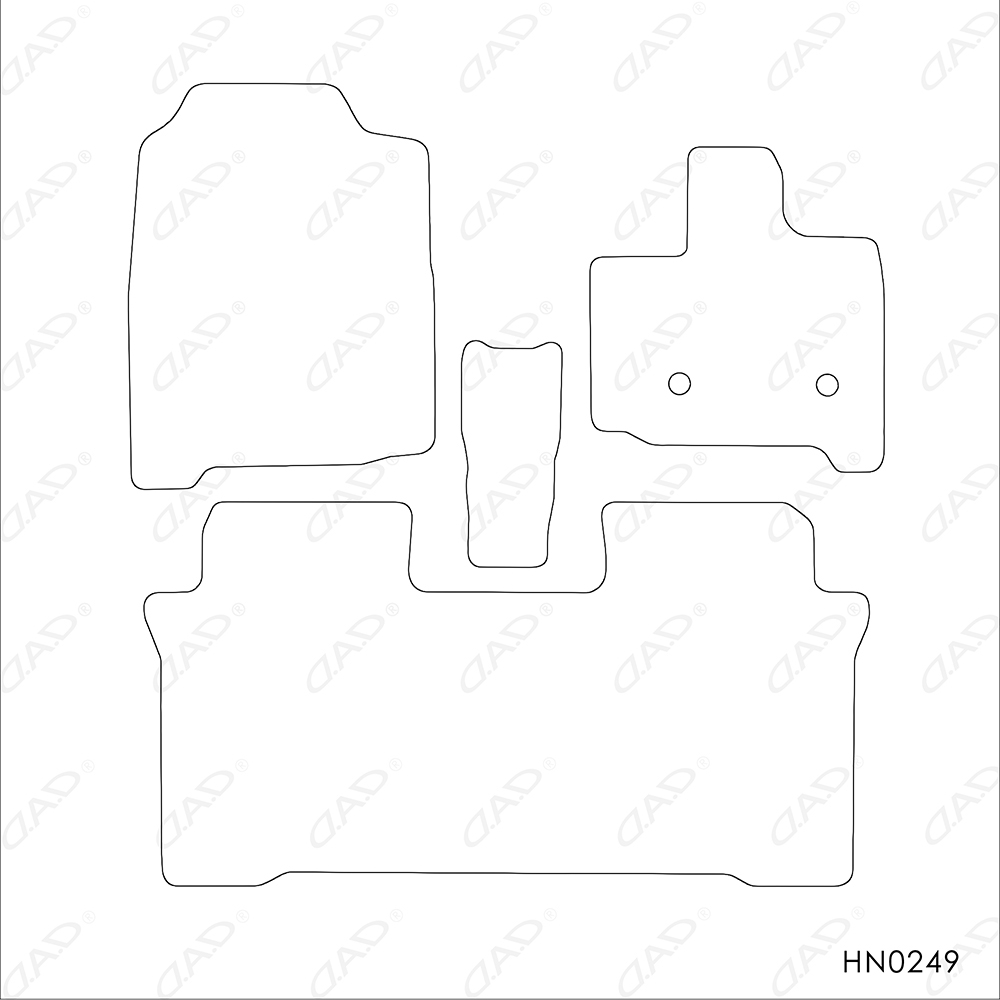 ホンダ N-ONE 型式:JG3/4 年式:R2/11〜 D.A.D フロアマット チェック