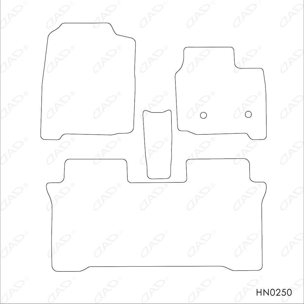 ホンダ N-ONE 型式:JG3/4 年式:R2/11〜 D.A.D フロアマット チェック