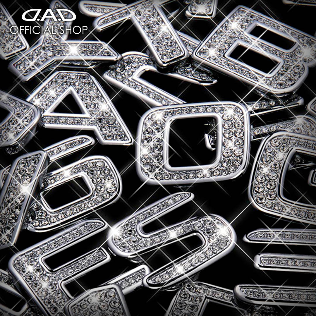 D.A.D ジュエリーイニシャルエンブレム 数字（ 3 ）SA726 DAD