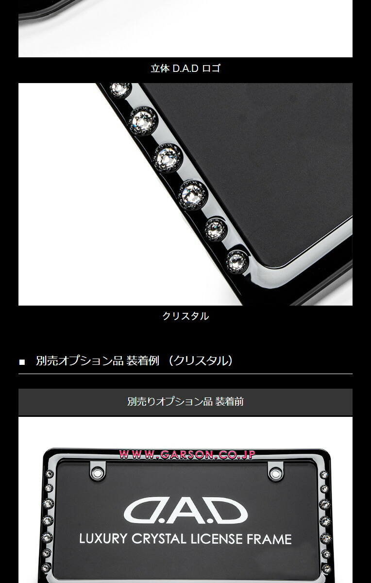 SB194クリスタルライセンスフレーム3