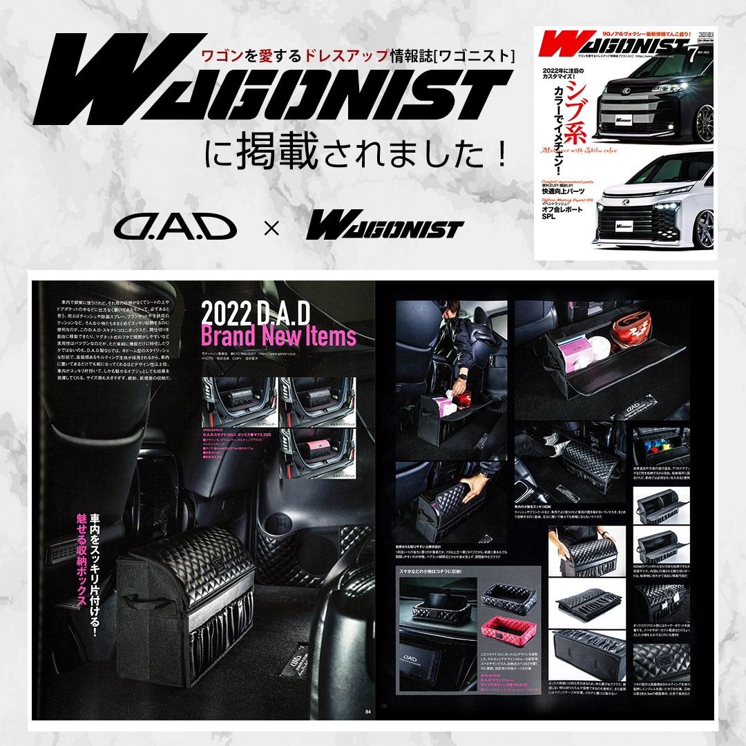 D.A.D スキナトコロニボックス タイプ キルティング HA671 収納ケース