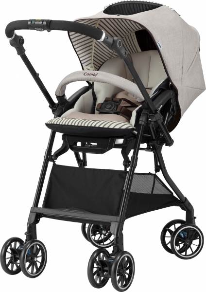 感謝SALE！スゴカル α 4キャスエッグショック HT ストライプベージュ Combi（コンビ） ホワイトレーベル スゴカルα 4キャス compact エッグ