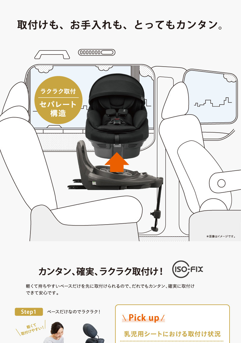 コンビ ホワイトレーベル THE S plus ISOFIX エッグショック ZB-750 プレミアムモデル | コンビ Combi