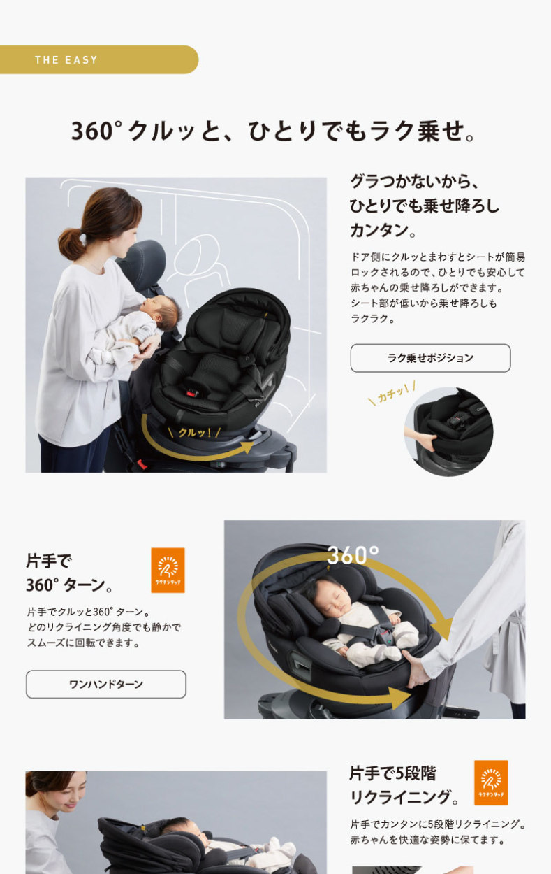 Combi コンビ ホワイトレーベル THE S plus ISOFIX エッグ