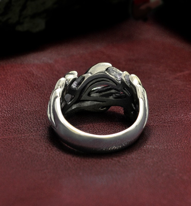 送料無料][D.four]炎モチーフキュービックジルコニア シルバーリング