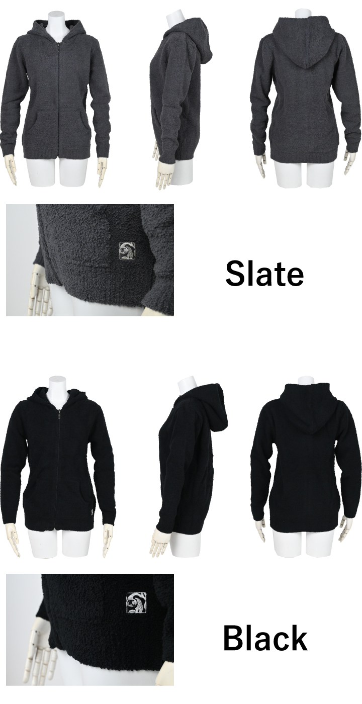 【ほぼ新品】カシウエア モコモコ パーカー ブラック Mサイズ ルームウェア カシウェア 【kashwere】 HOODIE パーカー ユニセックス