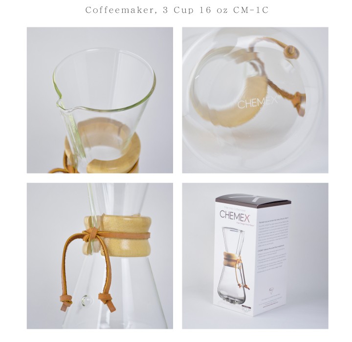 ケメックス CHEMEX コーヒーメーカー 3カップ用 3Cup Classic Glass Coffee Maker CM-1C ガラス ドリッパー  北欧 おしゃれ お洒落 食器、グラス、カトラリー