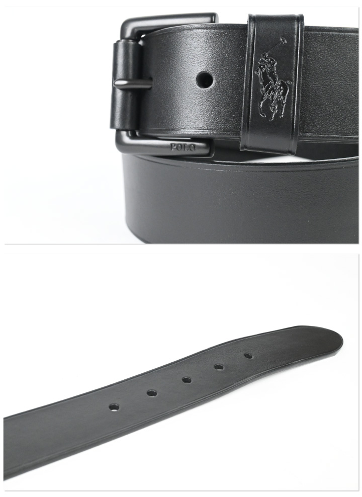 POLO RALPH LAUREN ラルフローレン Leather Polo Keeper Belt