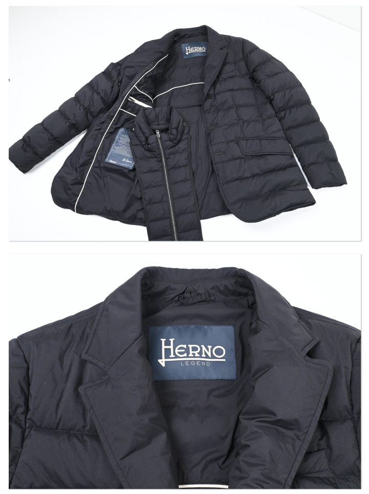 HERNO ヘルノ ラジャッカ3ボタンテイラード メンズ ダウン