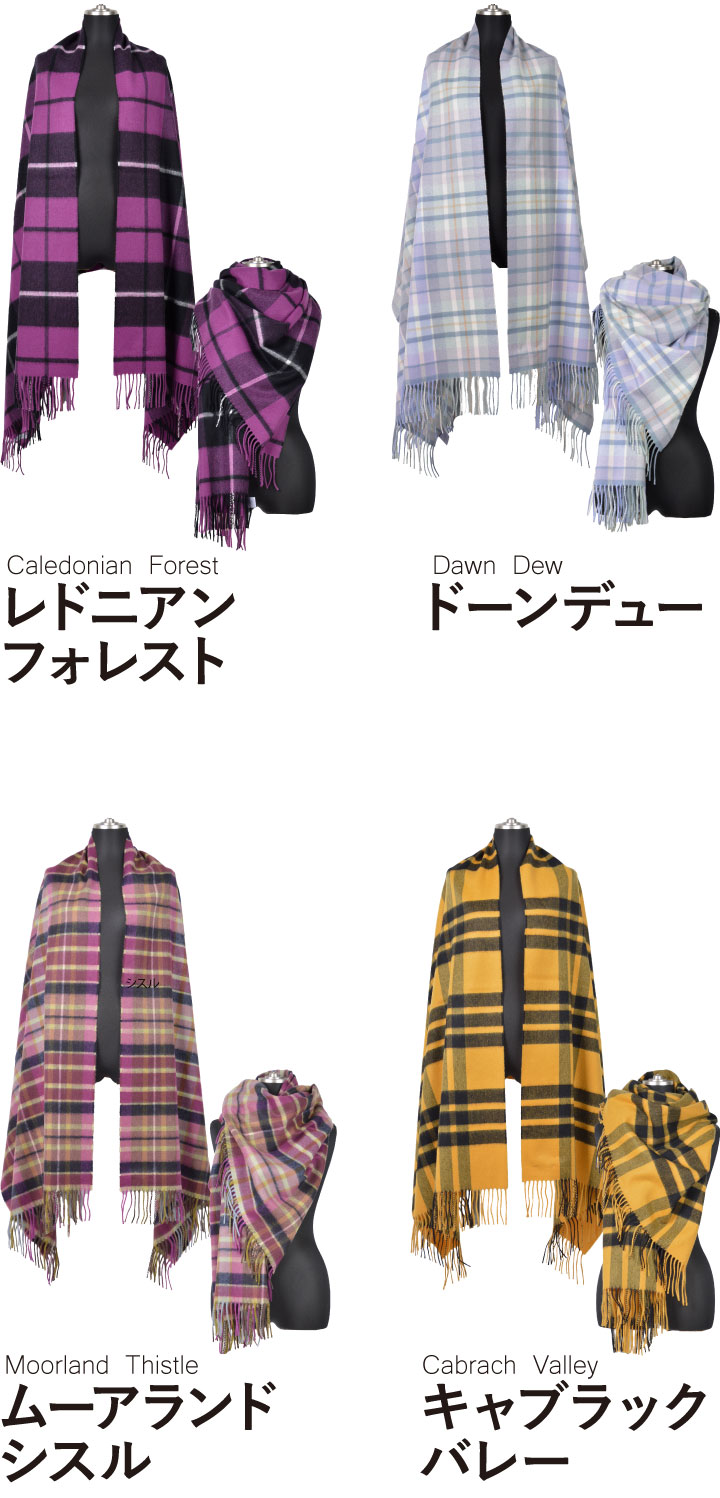Johnstons of Elgin ジョンストンズ 大判 カシミア ストール
