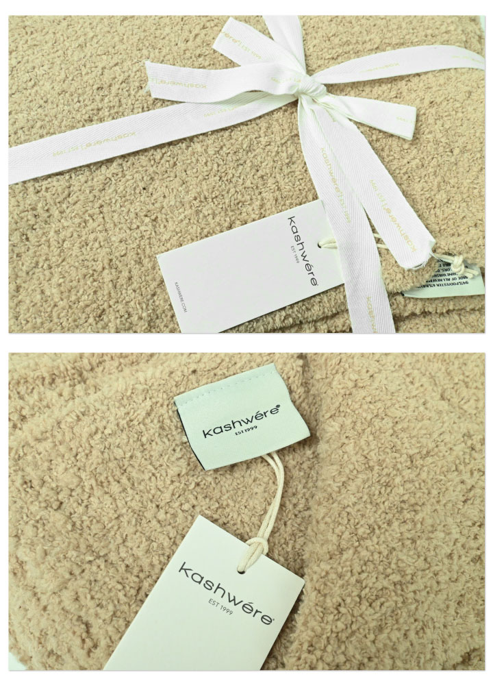 Kashwere（カシウエア） 137×187cm 無地 ブランケット ソリッド スロー