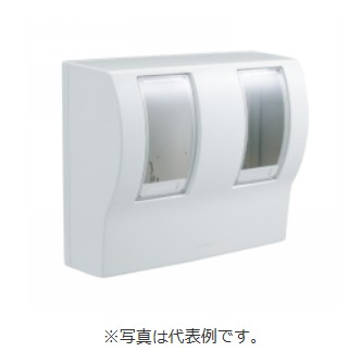 河村電器産業 MXO132DB 2窓 本体色ブラック WHM120A-SP×2 電力量計ボックス 電力メーターボックス | ブランド登録なし