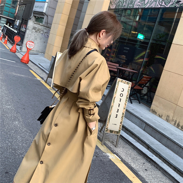 ポリエステ スプリングコート レディース トレンチコ レディース服 オプション