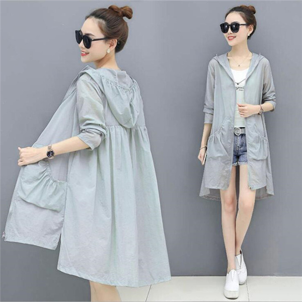 夏新作 ロングカーディガン レディース トップス アウター Uvカット 薄手 日焼け フード 紫外線対策 通気性 速乾 日焼けアウトドア 新着