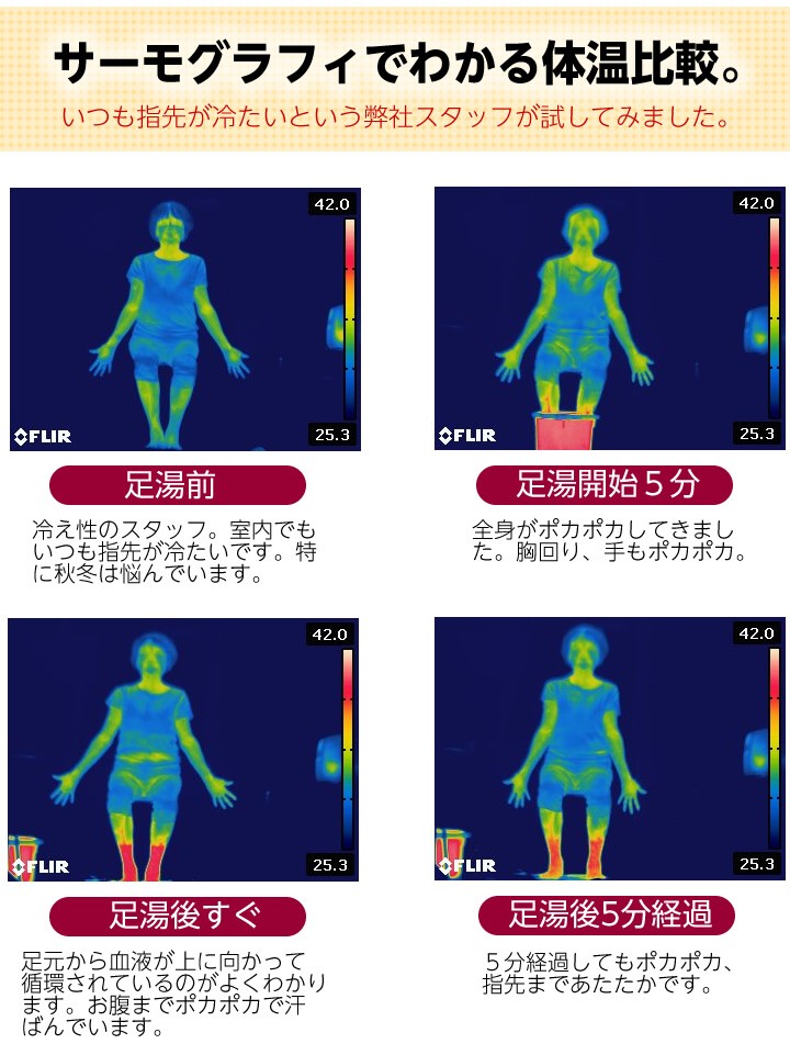 贅沢足湯セット☆ 炭酸足浴剤10包と足湯バケツのセット 足浴料