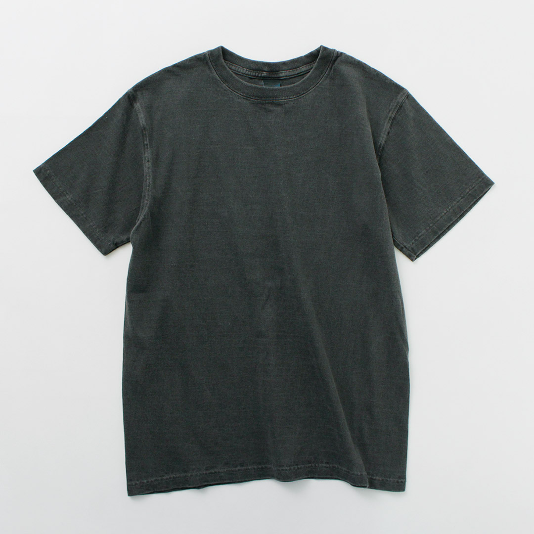 ★COOR★ ピグメント ダイイング コットン Tシャツ 3色 GOOD ON ON（グッドオン） カラー別注 ショートスリーブ クルー