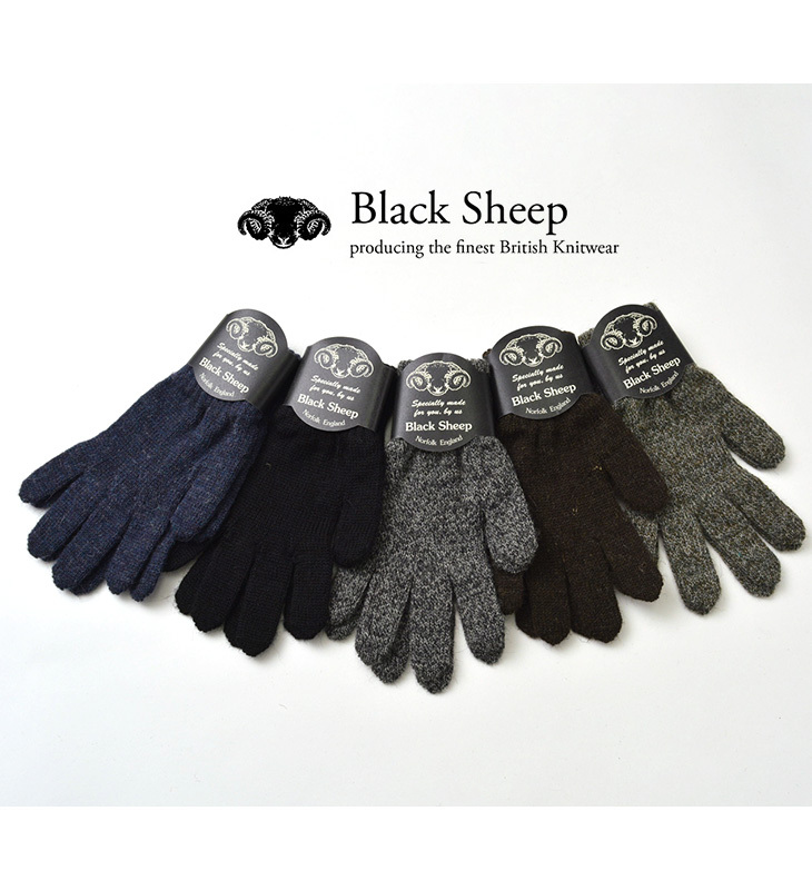 Black Sheep（ブラックシープ） ニットグローブ / ウール / 手袋