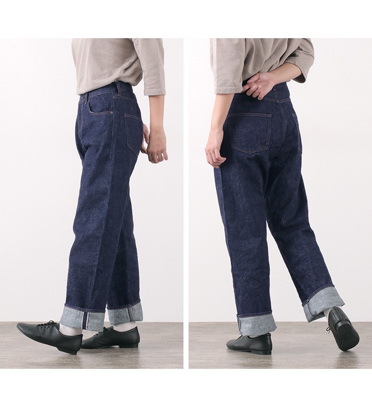 FOB FACTORY（FOBファクトリー） F1147 ワイドデニム5Pパンツ / ジーンズ / メンズ / 日本製 / WIDE DENIM  5POCKET :011533-2-03:GochI by ROCOCO - 通販 - Yahoo!ショッピング