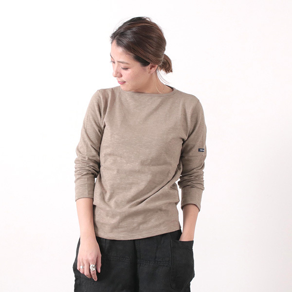 Tieasy ティージー Hdcs ボートネック バスクシャツ 無地 レディース メンズ コットン オーガニック 2 04 Gochi Yahoo 店 通販 Yahoo ショッピング